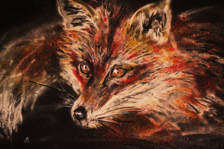 Digital Arts titled "fox2.jpg" by Yulia Mikushina, Original Artwork