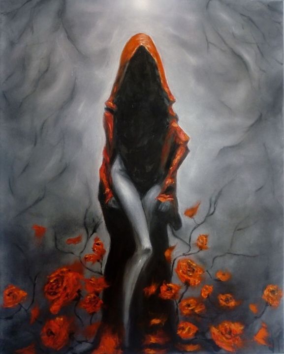 Pintura titulada "Geheimnisvolle Leid…" por Julia Tokar (Jt), Obra de arte original, Oleo