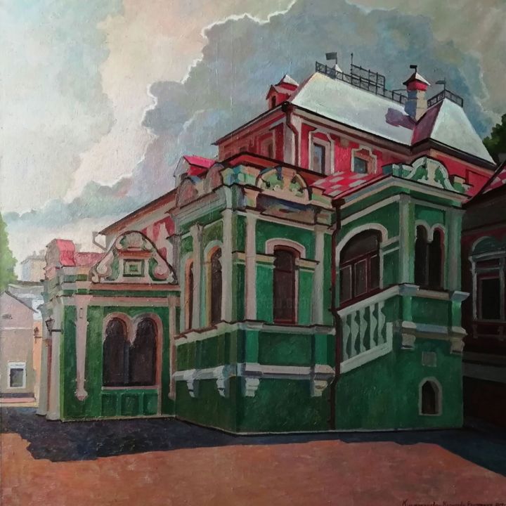 Картина под названием "Yusupov chambers in…" - Katerina Korneev, Подлинное произведение искусства, Масло Установлен на Дерев…
