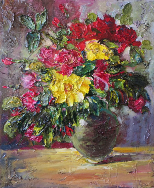 Painting titled "img-1320.jpg" by Yuri Grebenyuk, Original Artwork, Oil