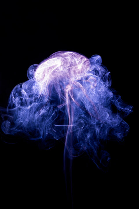 Fotografia intitolato "Brain (Smoke)" da Yuri Palibroda, Opera d'arte originale, Fotografia digitale