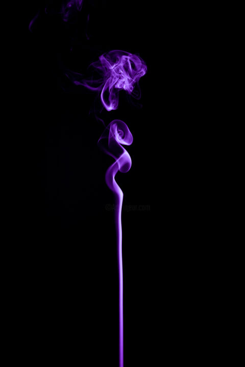 Фотография под названием "Smoke Abstraction 21" - Yuri Palibroda, Подлинное произведение искусства, Цифровая фотография