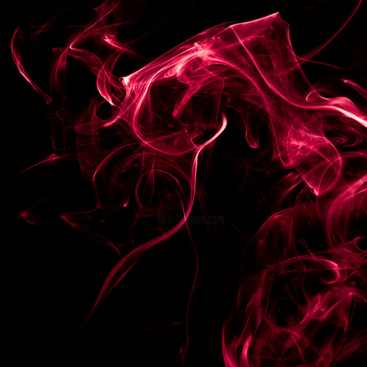 Photography titled "Smoke Abstraction 76" by Yuri Palibroda, Original Artwork, Digital Photography