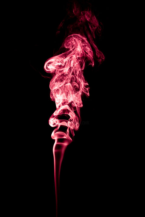 Photography titled "Smoke Abstraction 77" by Yuri Palibroda, Original Artwork, Digital Photography