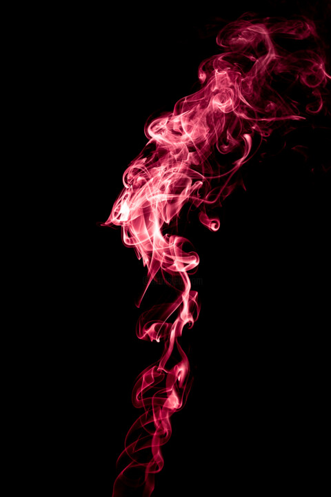 Photography titled "Smoke Abstraction 82" by Yuri Palibroda, Original Artwork, Digital Photography