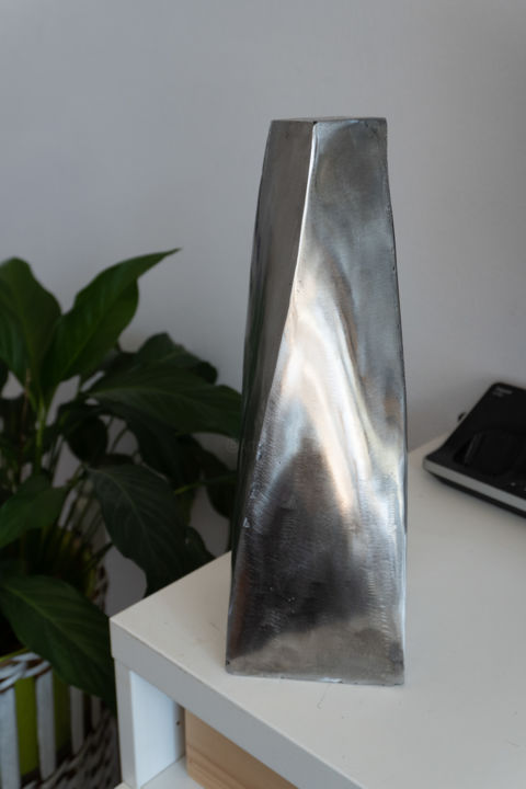 Escultura intitulada "Steel morph" por Yuriy Kraft, Obras de arte originais, Metais
