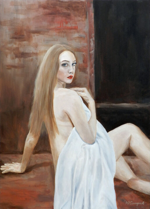 "Lena" başlıklı Tablo Yury Smirnov tarafından, Orijinal sanat, Petrol