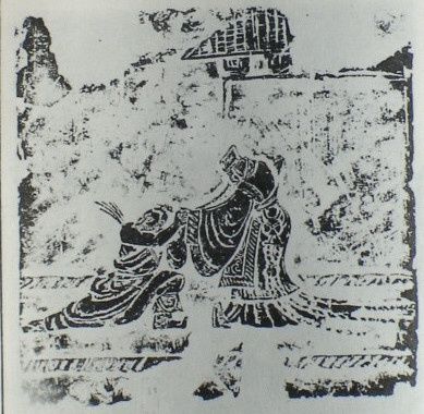 Gravures & estampes intitulée "将相和/砖雕拓本" par Yu Zi Jian Mo Geng Shan Gu Long, Œuvre d'art originale, Autre