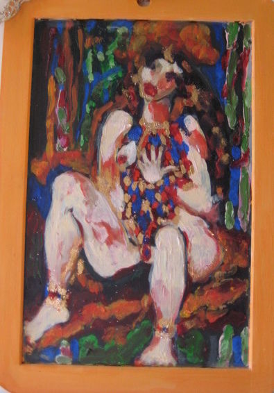Painting titled "les bijoux" by Yveline Sair, Original Artwork