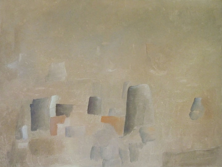 Malerei mit dem Titel "composition-80-sur-…" von Yves Robial, Original-Kunstwerk