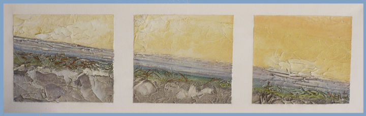 Peinture intitulée "Le Troisième Jour" par Yves Robial, Œuvre d'art originale, Huile