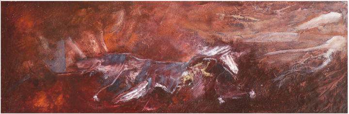 Pittura intitolato "Pégase" da Yves Robial, Opera d'arte originale, Olio