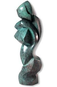 Sculpture titled "Totem" by Yves Anane, Original Artwork