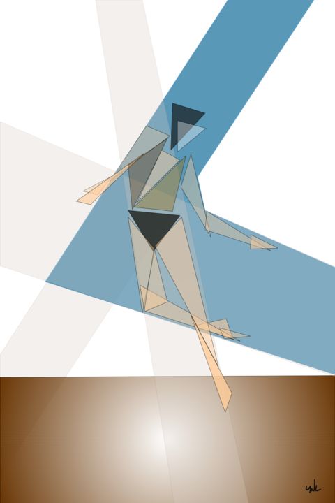 Grafika cyfrowa / sztuka generowana cyfrowo zatytułowany „Dance fields” autorstwa Yvonnick Noël, Oryginalna praca, 2D praca…