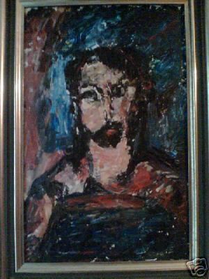 「LE CHRIST」というタイトルの絵画 Zaëlによって, オリジナルのアートワーク