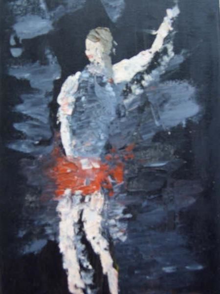Painting titled "LA DANSEUSE" by Zaël, Original Artwork