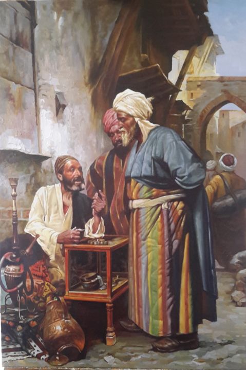 Painting titled "20180515-114721.jpg" by Zafar Salimov, Original Artwork, Oil