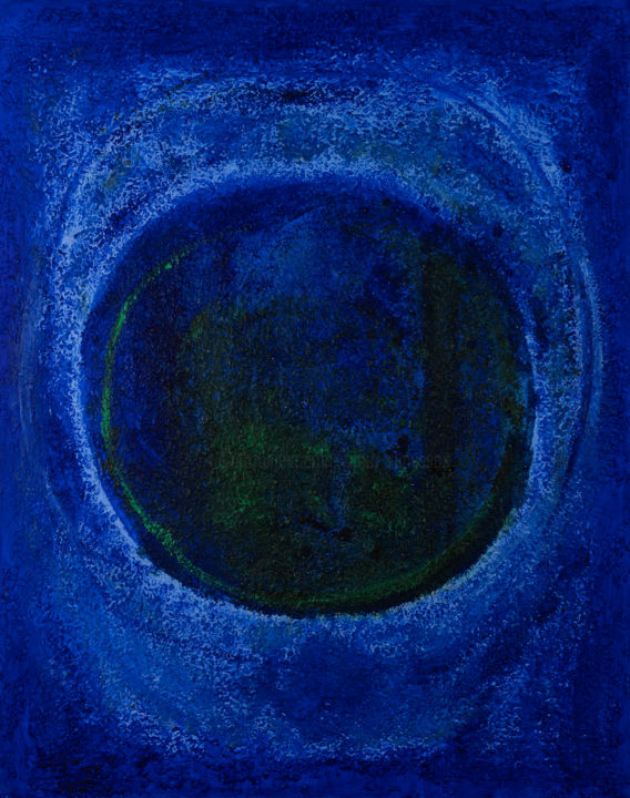Painting titled "Cosmos" by Zahra Salamat, Original Artwork, Acrylic