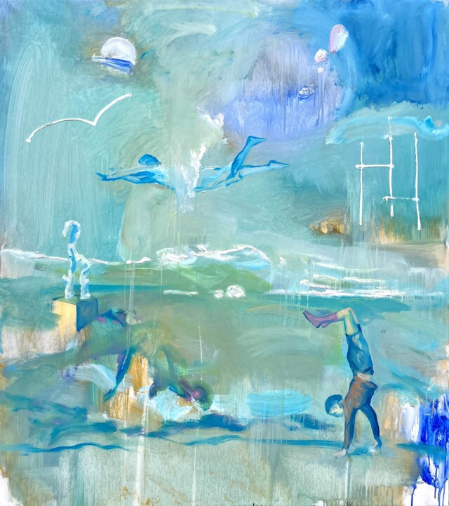 Peinture intitulée "Dreamscape" par Zakhar Shevchuk, Œuvre d'art originale, Huile