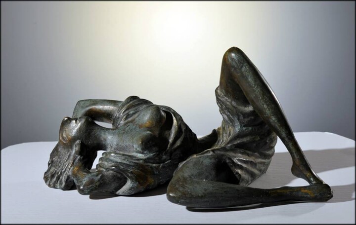 Sculpture titled "SUMMER" by Zakir, Original Artwork, Bronze