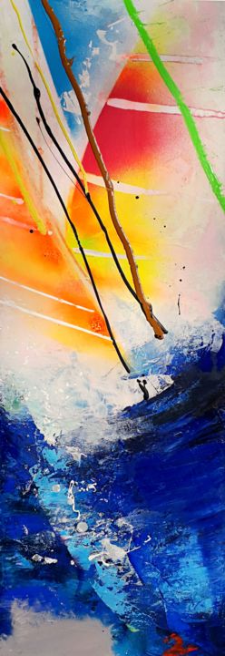 Painting titled "good mood II" by Ilgvars Zalans, Original Art, Acrylic