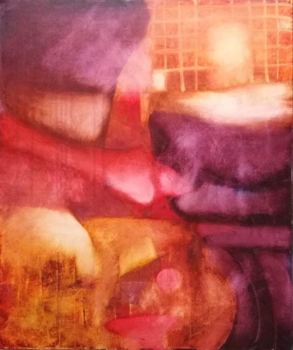 Картина под названием "THE ALCHEMIST" - Jimmy Zalkauskas, Подлинное произведение искусства, Масло