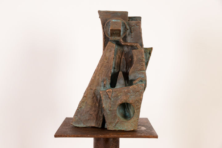 Sculpture titled "Rendez-vous" by Antonio Zamariola, Original Artwork, Bronze