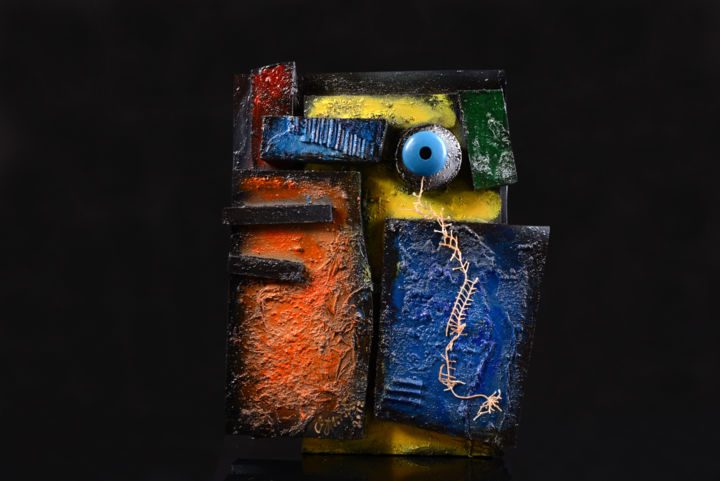 Sculpture titled "Sans titre" by Antonio Zamariola, Original Artwork, Mixed Media