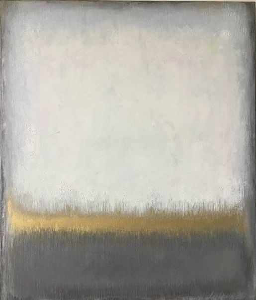 Картина под названием "Контраст с золотом" - Татьяна Лавриц, Подлинное произведение искусства, Масло