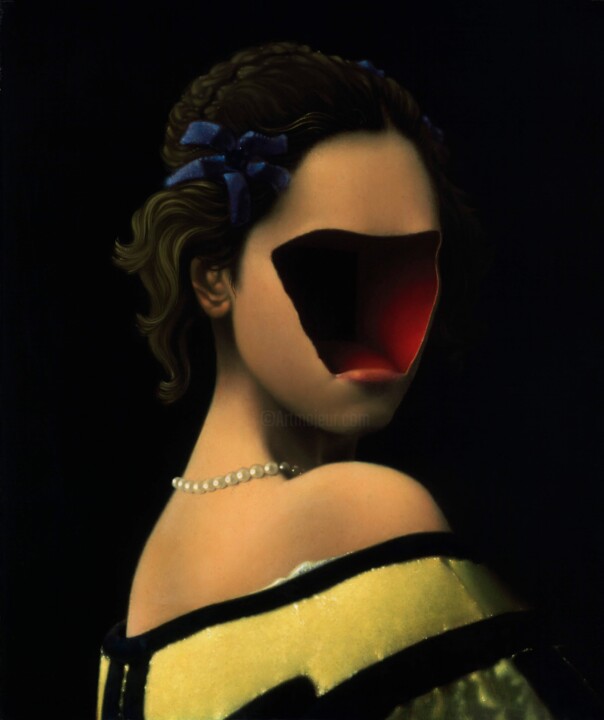 Peinture intitulée "Camera Obscura" par Zapta, Œuvre d'art originale, Huile