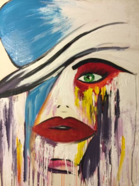 Peinture intitulée "img-9662.jpg" par Les Arts Et Couleurs De Zaza, Œuvre d'art originale,