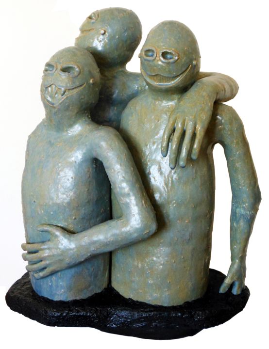 Sculpture titled "Leftists like my mo…" by Artur Zarczynski, Original Artwork, Ceramics