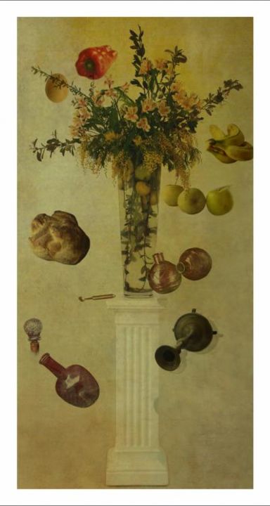 Fotografia intitulada "Bodegón con objetos…" por Jesús Zatón, Obras de arte originais