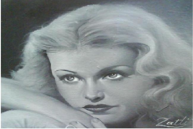 Pintura intitulada "GINGER ROGERS" por Silvio Zatti Zatti, Obras de arte originais