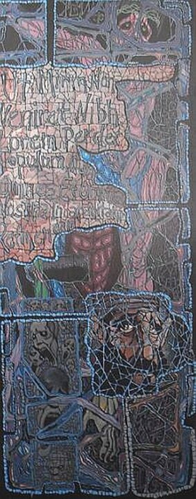 Картина под названием "ECHOES" - Zborovan, Подлинное произведение искусства, Акрил