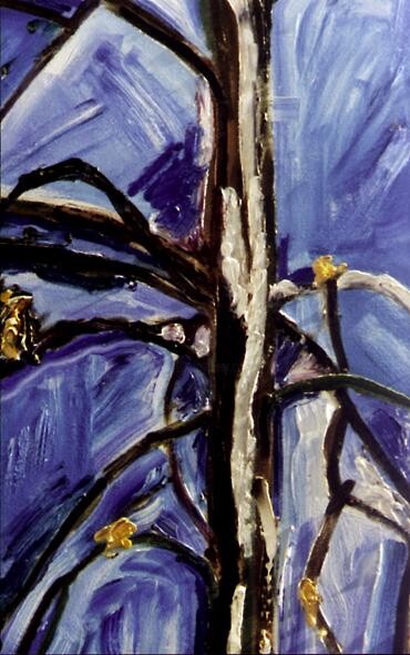 Painting titled "LINDEN TREE, detail…" by Zbych Trofimiuk, Original Artwork