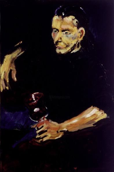 Painting titled "JUREK TROFIMIUK, po…" by Zbych Trofimiuk, Original Art,