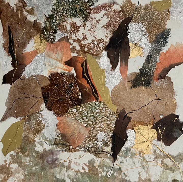 Peinture intitulée "Balade autumnale" par Zdenka Palkovic, Œuvre d'art originale, Peinture vitrail
