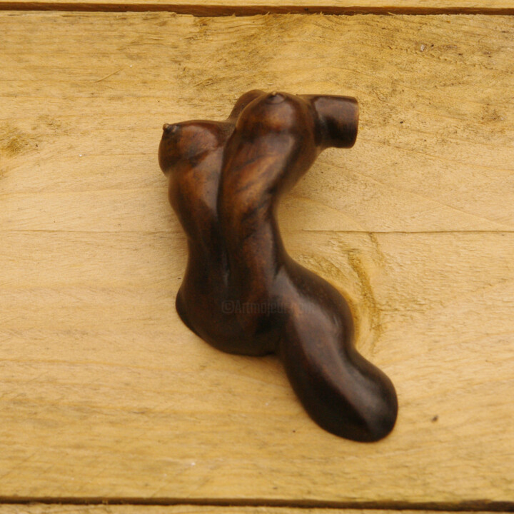 Sculpture intitulée "Femme" par Zef, Œuvre d'art originale, Bronze