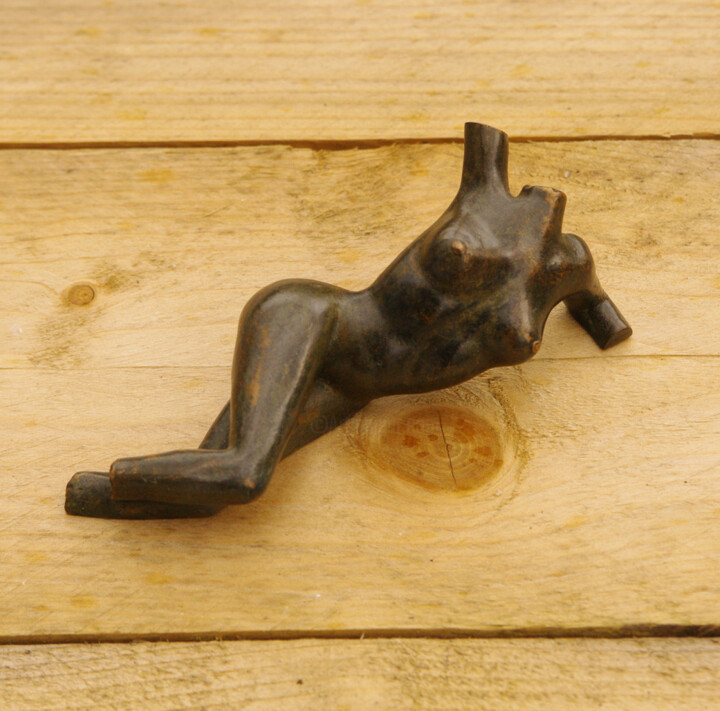 Sculpture intitulée "Femme 2" par Zef, Œuvre d'art originale, Bronze