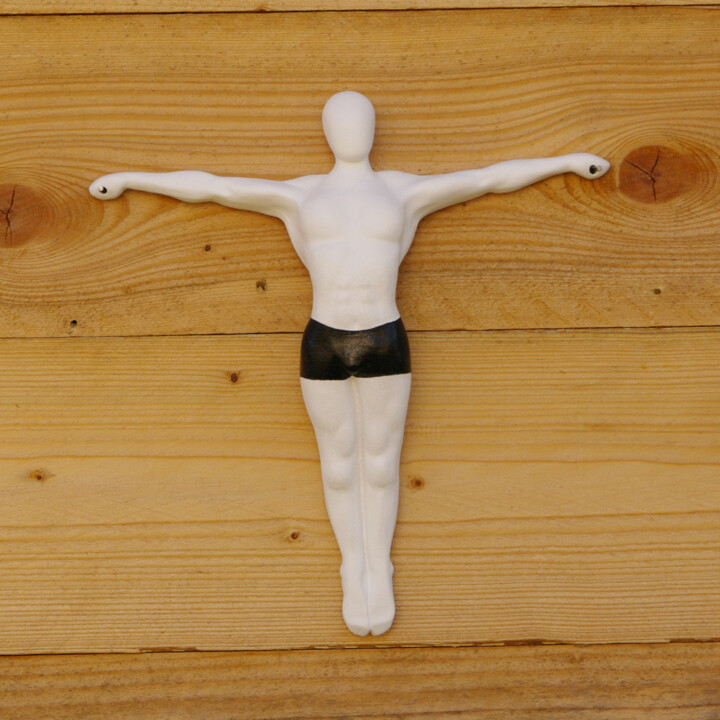 Скульптура под названием "Gymnaste" - Zef, Подлинное произведение искусства, Смола