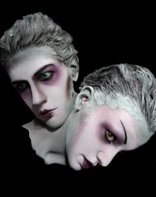 Digital Arts titled "Siamese" by Zelda Trauma, Original Artwork, Photo Montage