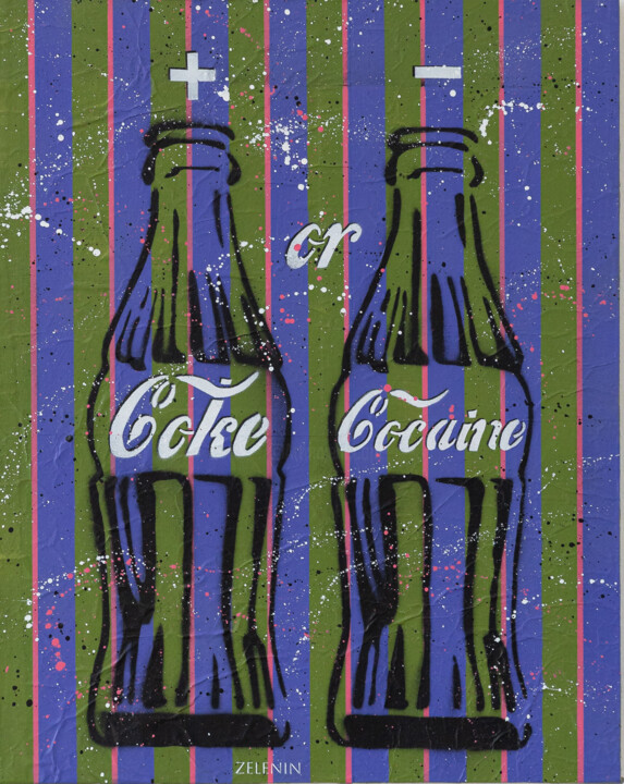 Картина под названием "Choice" - Zelenin, Подлинное произведение искусства, Акрил Установлен на Деревянная рама для носилок