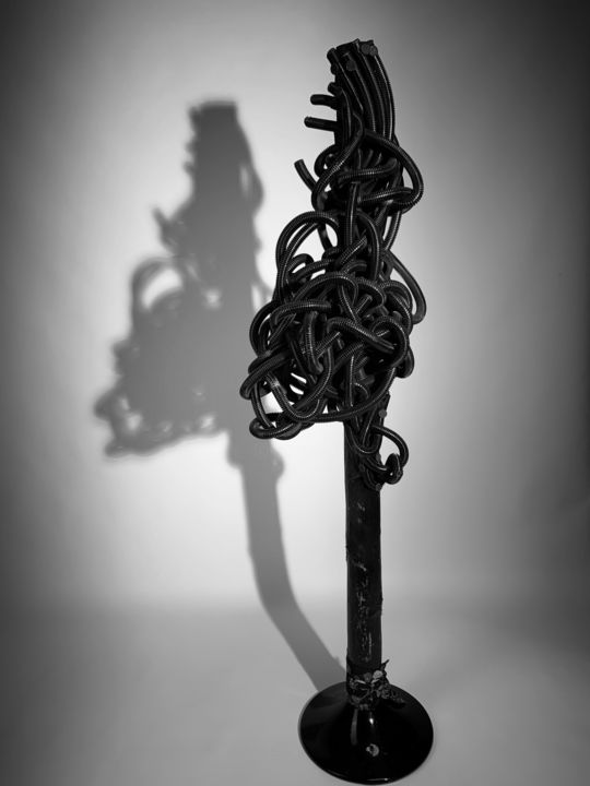Sculpture intitulée "La nébuleuse" par Zenzivi Nora Yahiaoui, Œuvre d'art originale, Plastique