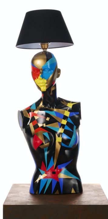 Sculpture titled "SERENA" by Massimo Zerbini, Original Art, Acrylic