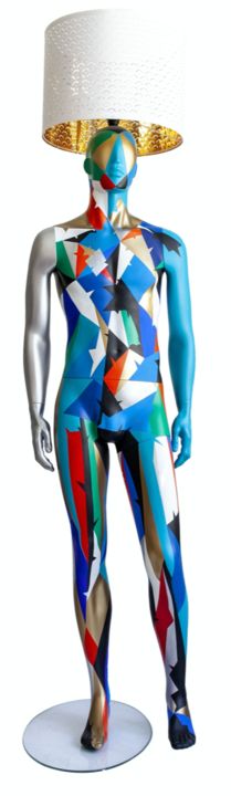 Sculpture titled "LORENZO" by Massimo Zerbini, Original Art, Acrylic