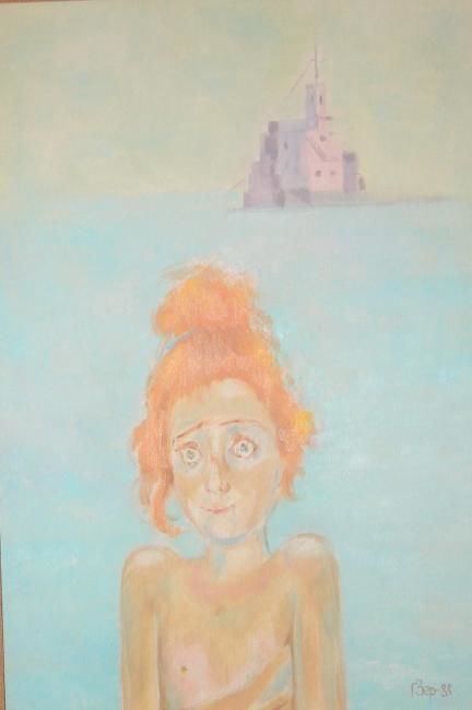 Painting titled "Anna" by Георгий Зерницкий / George Zernitsky, Original Art,