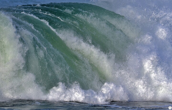 Photographie intitulée "Tempête Louis 5" par Zeroual Vincent, Œuvre d'art originale, Photographie numérique