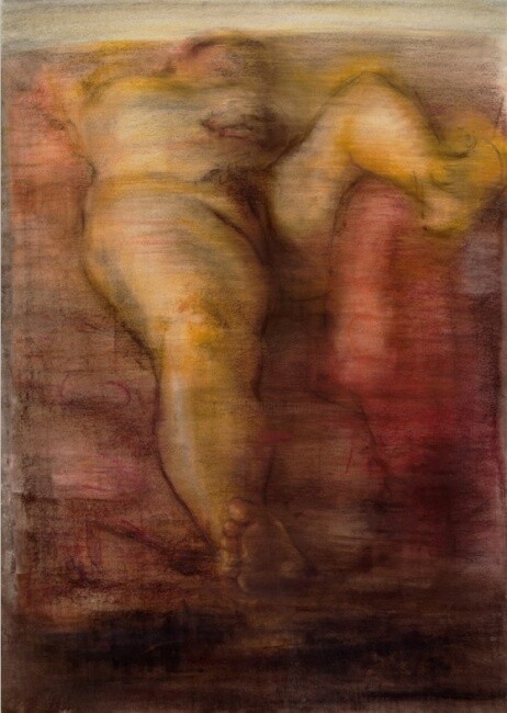 Pittura intitolato "Nude no.7" da Zhang Zhen Jiang, Opera d'arte originale