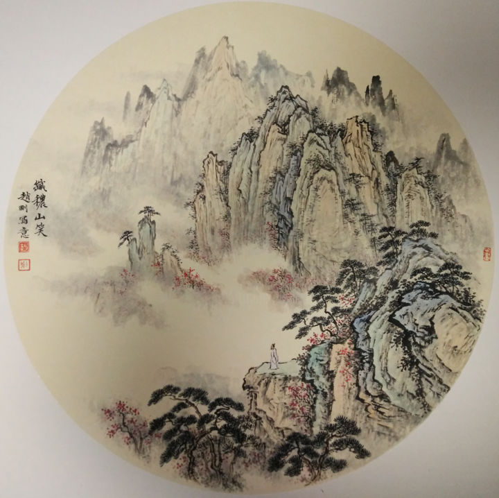 绘画 标题为“NO.3 Delicate mount…” 由Gang Zhao 赵刚, 原创艺术品, 颜料
